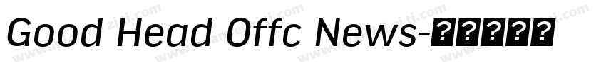Good Head Offc News字体转换